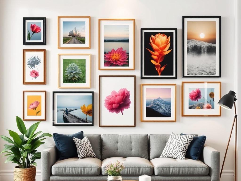 Jak dobierać ramki i obrazy do wnętrza, by stworzyć harmonijną i stylową dekorację