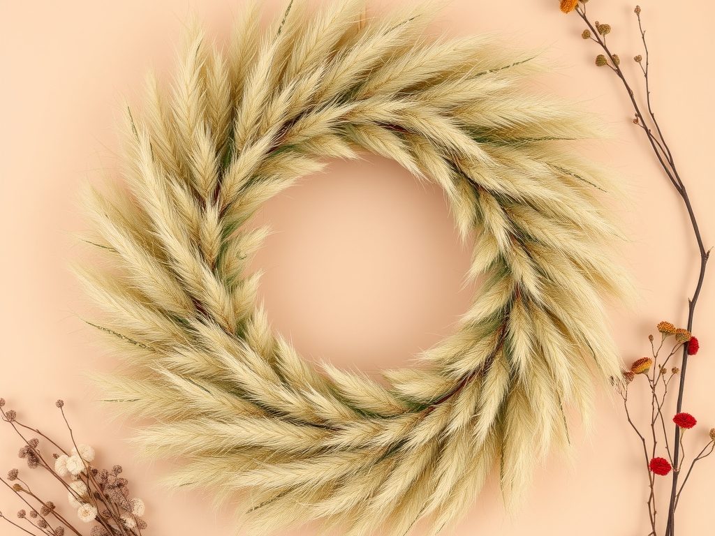 Wianek z traw pampasowych DIY: jak krok po kroku stworzyć naturalną dekorację bez komplikacji