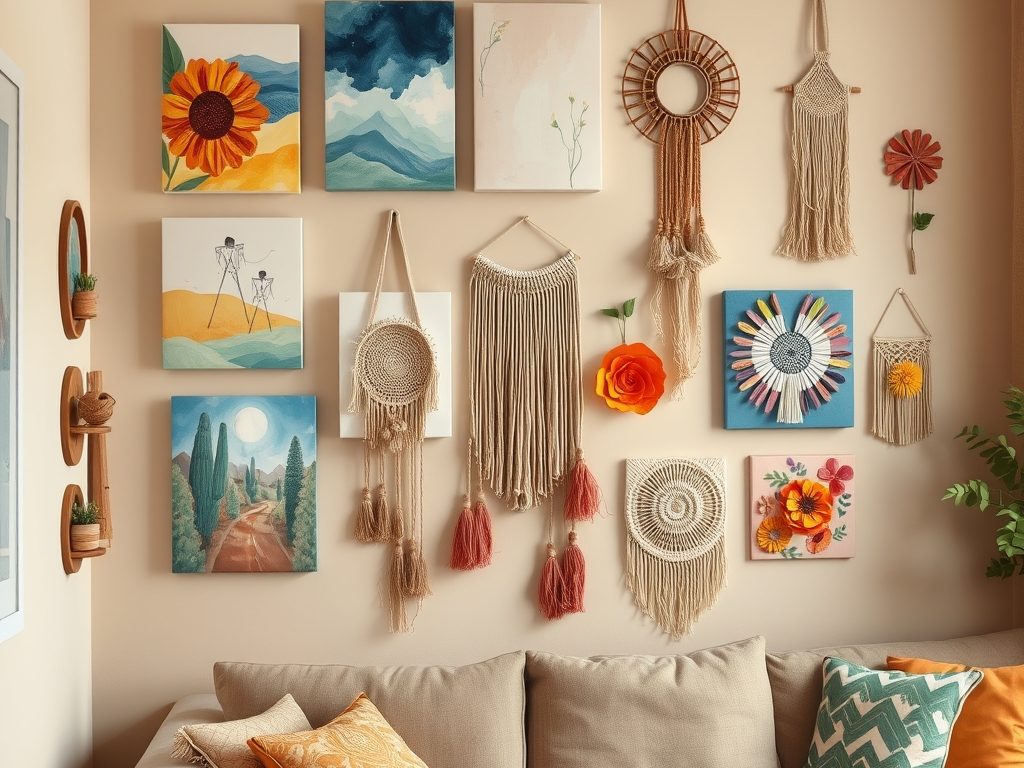 Ozdoby na ścianę DIY: kreatywne projekty i techniki, które odmienią każde wnętrze