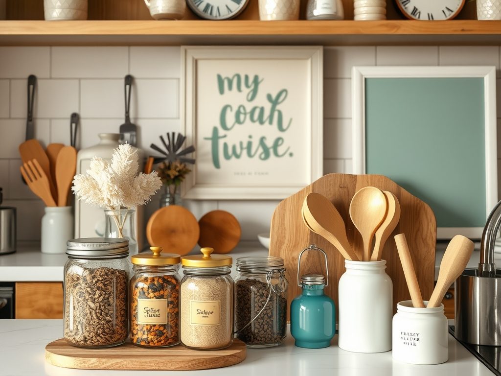 DIY dekoracje do kuchni: praktyczne pomysły na stylowe i funkcjonalne wnętrze