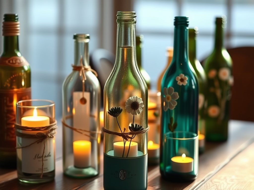 Świeczniki z butelek DIY: jak bezpiecznie ciąć i efektownie ozdobić domową dekorację