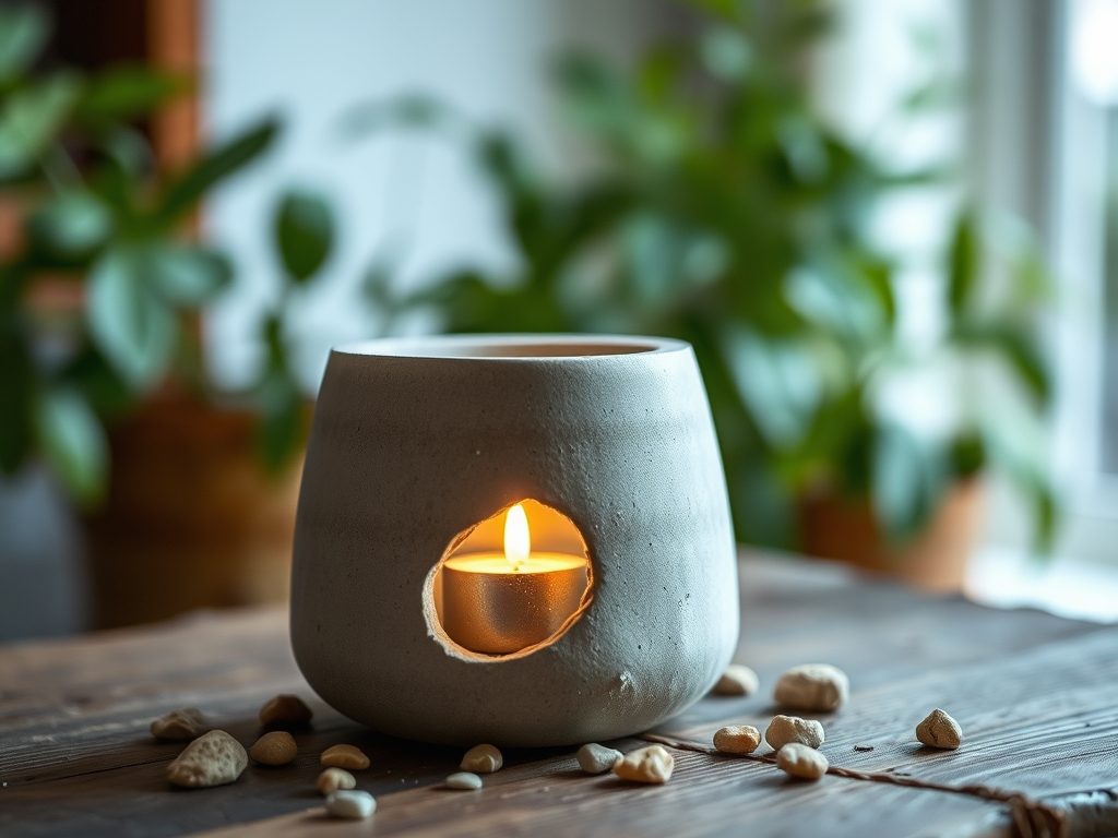 Świeczniki z betonu DIY: krok po kroku od formowania do trwałej dekoracji wnętrza