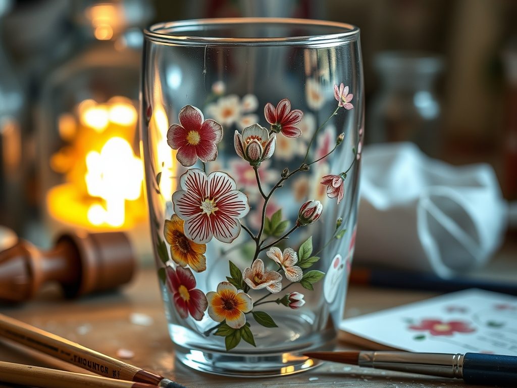Decoupage na szkle krok po kroku: jak przygotować i ozdobić szklane przedmioty z efektami specjalnymi