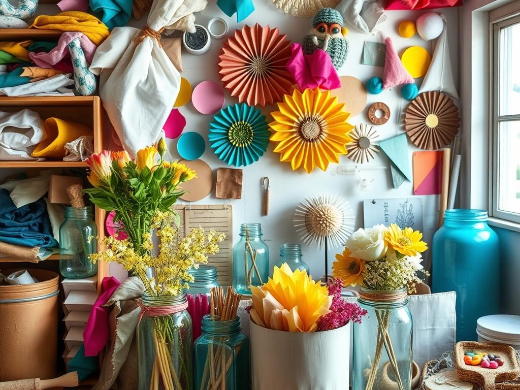 DIY dekoracje z recyklingu: jak tworzyć oryginalne ozdoby z materiałów, które masz w domu