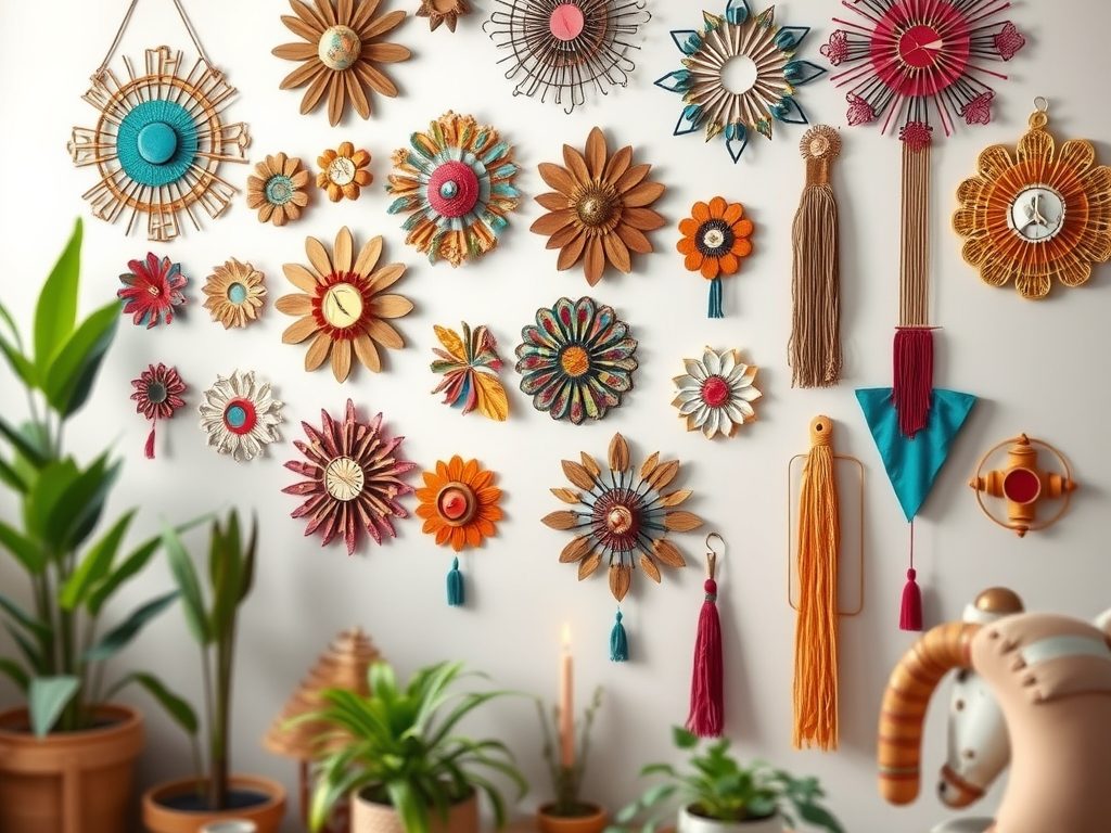 Ozdoby na ścianę DIY: wybór materiałów i form, które ożywią każde wnętrze