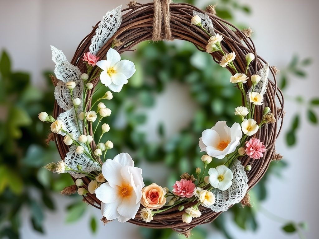 Wianek boho DIY: jak stworzyć naturalną dekorację krok po kroku z lekkich materiałów i dodatków