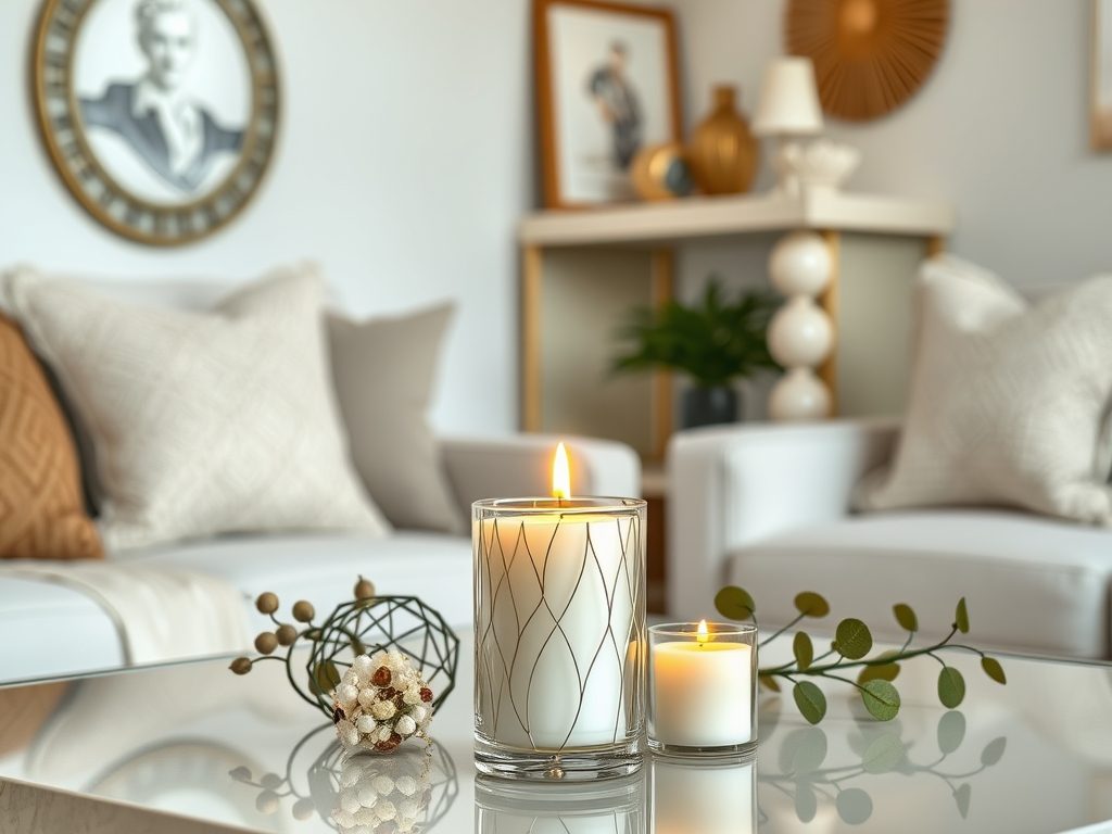Świeca na stoliku kawowym: jak wybrać dekorację łączącą styl, funkcję i bezpieczeństwo