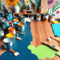 Farby do DIY: jak wybrać odpowiedni rodzaj i przygotować powierzchnię do trwałych efektów