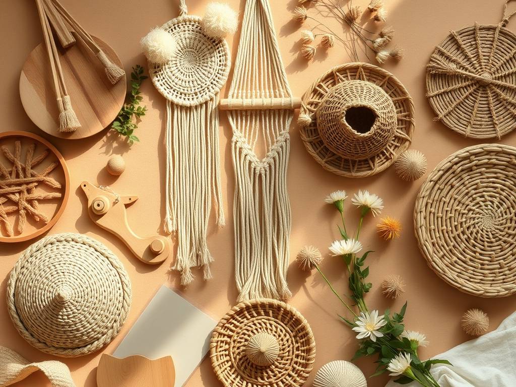 DIY dekoracje w stylu boho: naturalne materiały i kolory dla autentycznego efektu
