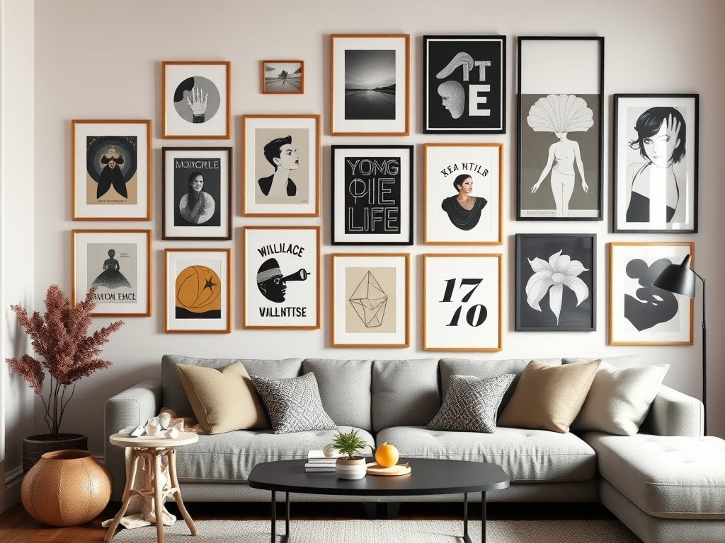 Jak stworzyć tanio galerię plakatów: planowanie, oprawa i praktyczne triki na spójną aranżację ściany