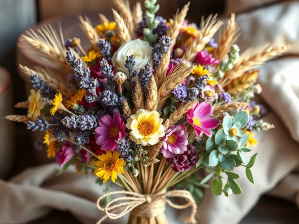 Bukiet z suszonych kwiatów DIY: jak skomponować trwałą i naturalną dekorację krok po kroku