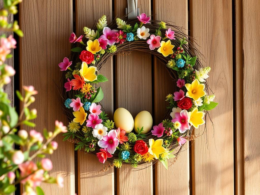 Wianek na drzwi wielkanocny DIY: naturalne i trwałe dekoracje krok po kroku