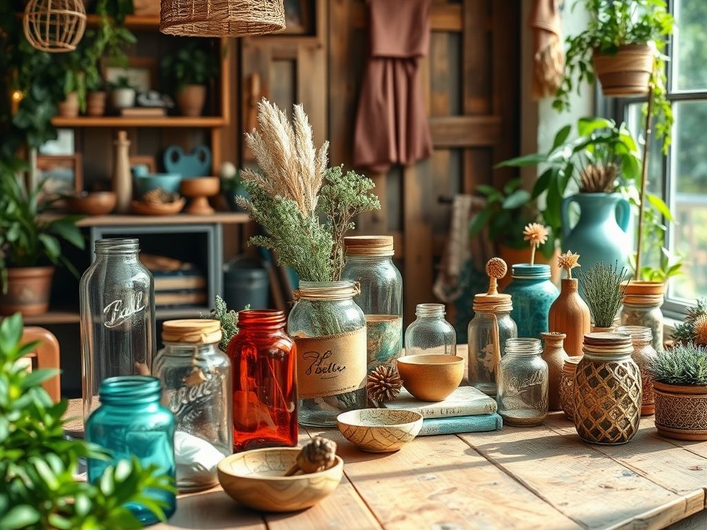 Upcycling dekoracji domowych: jak przekształcać stare przedmioty w unikalne i funkcjonalne ozdoby wnętrz