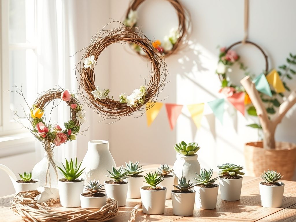 DIY dekoracje na lato: jak stworzyć lekkie, naturalne ozdoby z łatwo dostępnych materiałów