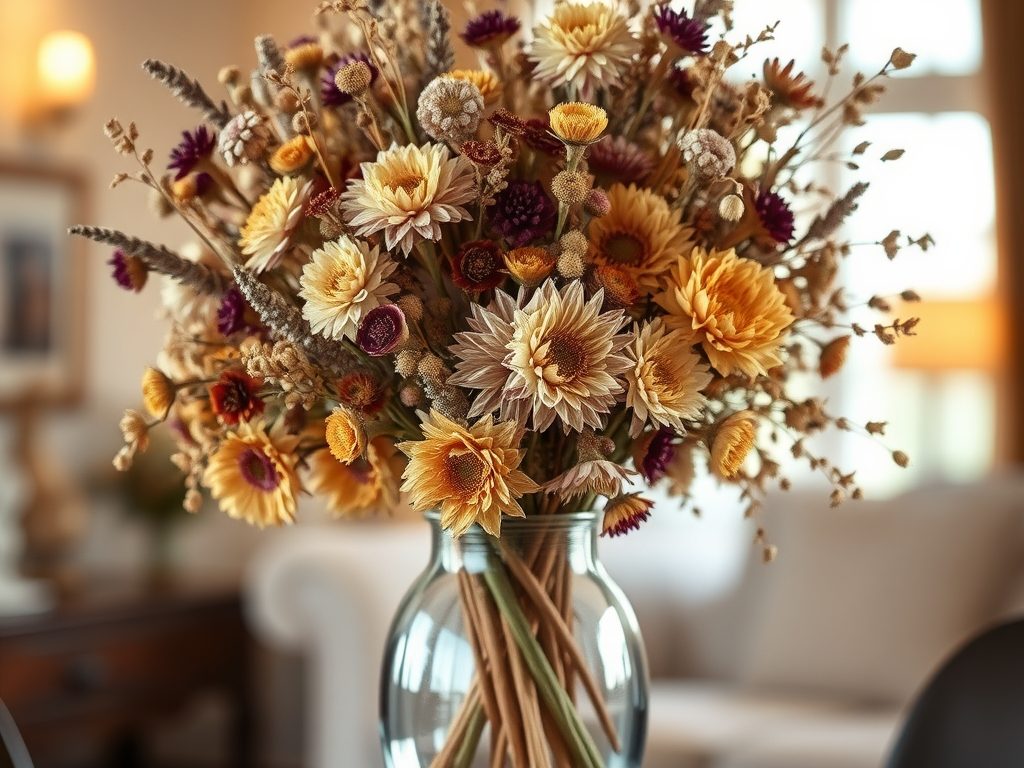 Kompozycja z suszonych kwiatów w wazonie: inspiracje, techniki aranżacji i pielęgnacja dla trwałej dekoracji