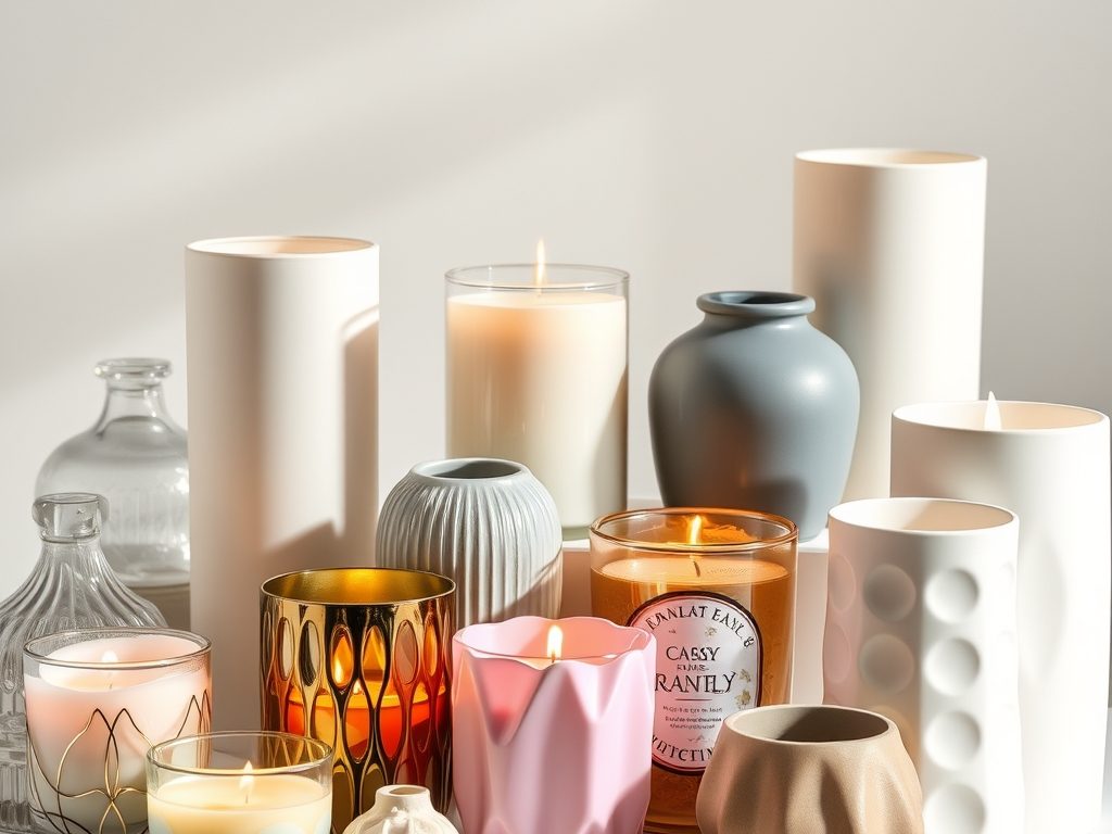 Pojemniki do świec DIY: jak wybrać materiał i kształt dla efektu, który zachwyca i służy długo