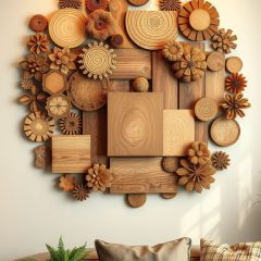 Dekoracje ścienne z drewna DIY: materiały, techniki i inspiracje do różnych stylów wnętrz
