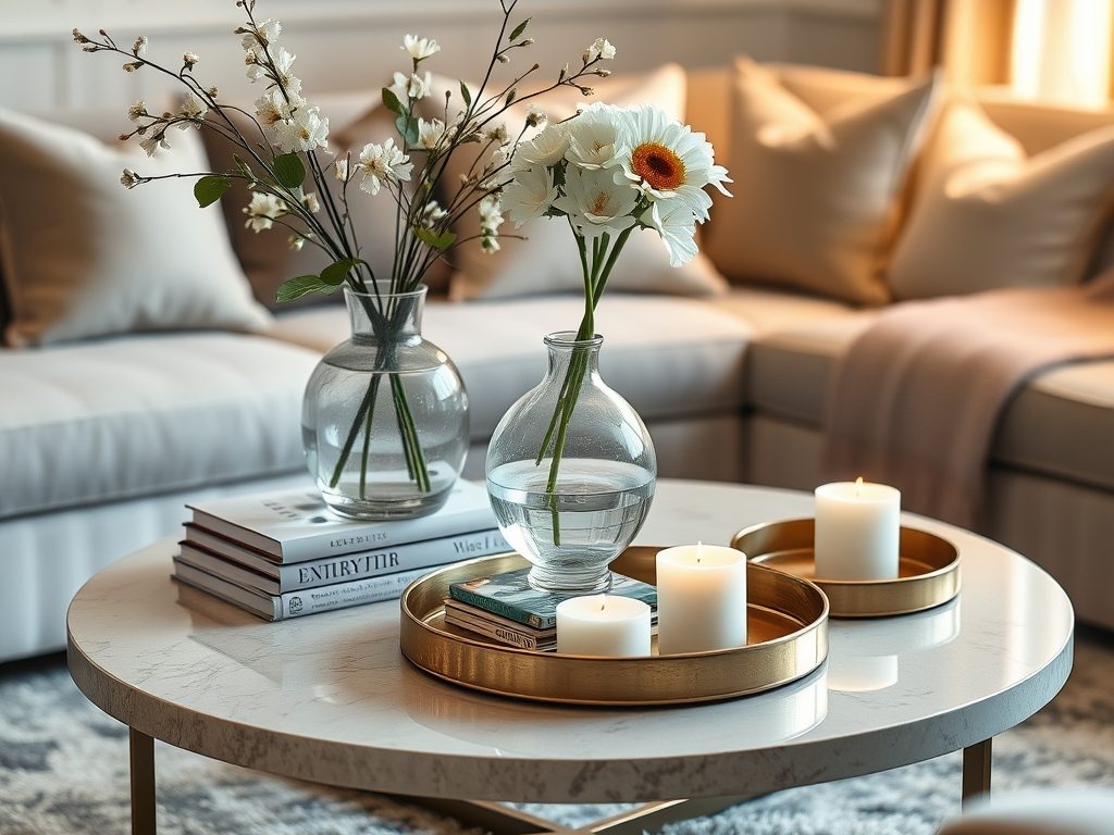 Jak stylowo i funkcjonalnie ozdobić okrągły stolik kawowy – praktyczne inspiracje i pomysły