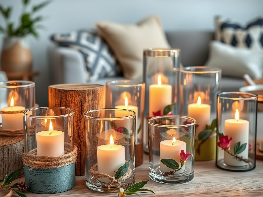 Świeczniki DIY: kreatywne pomysły i praktyczne techniki na wyjątkowe dekoracje domu