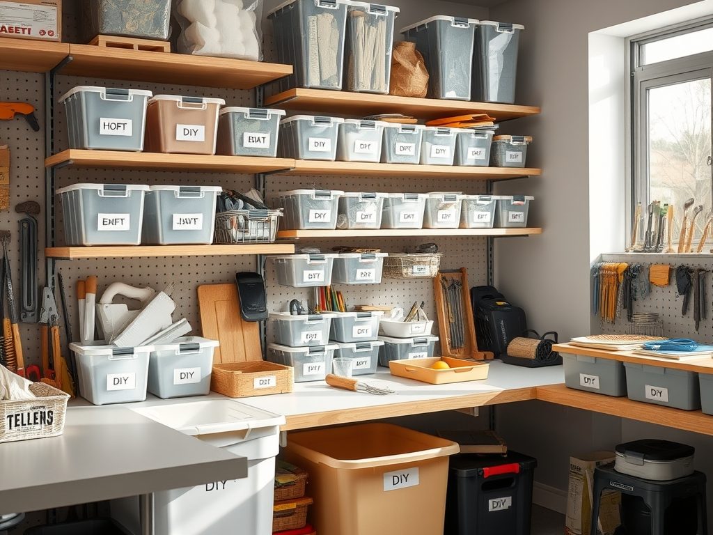 DIY porządek po projekcie – jak skutecznie zorganizować sprzątanie i przechowywanie materiałów w domu
