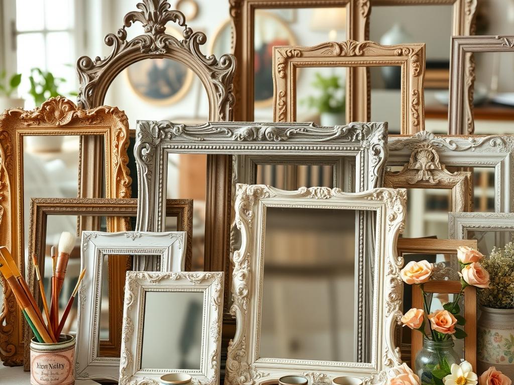 Odnowa ramek i luster DIY: krok po kroku do efektu vintage i personalizacji wnętrza