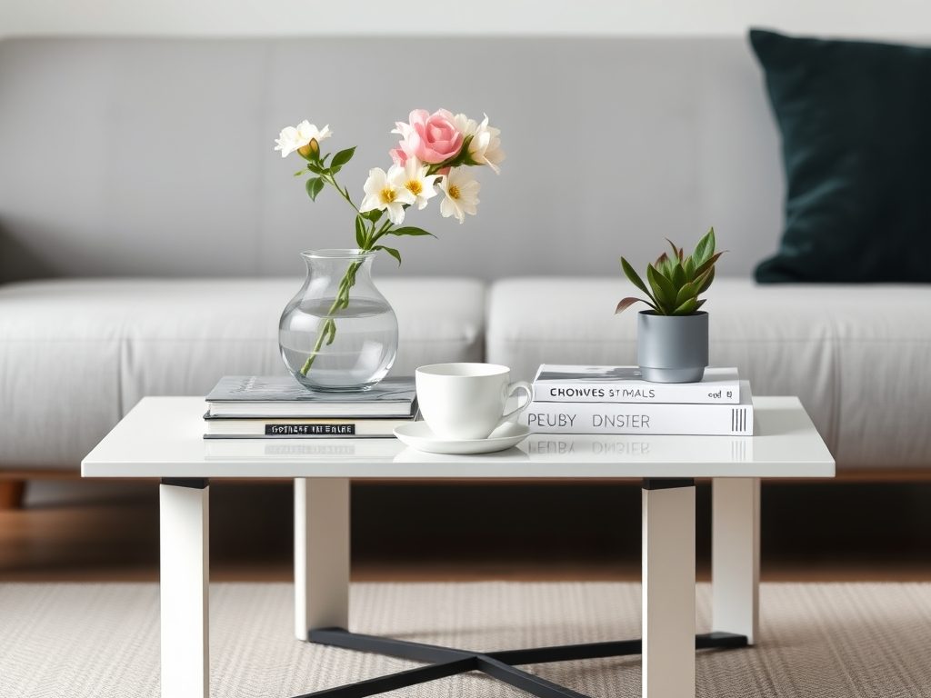 Jak urządzić mały stolik kawowy, by dekoracje były stylowe i funkcjonalne jednocześnie