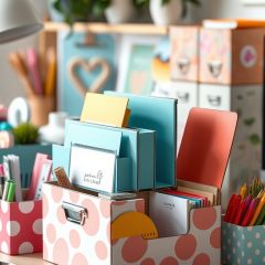 DIY organizery z pudełek: jak stworzyć praktyczne i estetyczne rozwiązania z recyklingu do domu