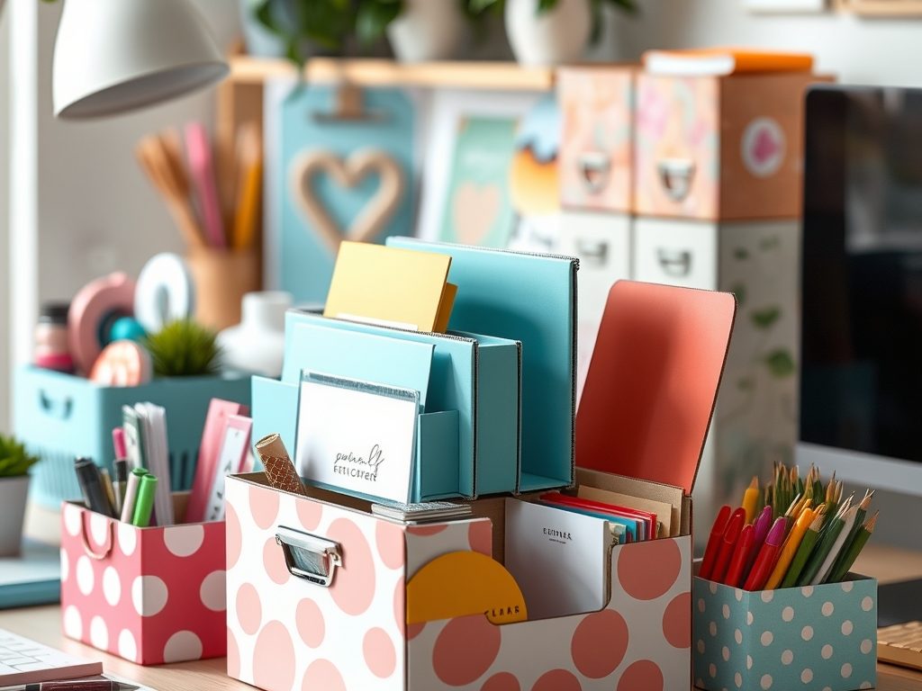 DIY organizery z pudełek: jak stworzyć praktyczne i estetyczne rozwiązania z recyklingu do domu