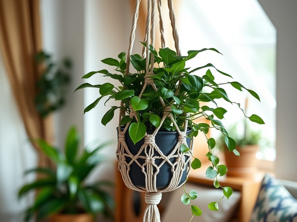 Makrama kwietnik DIY: jak samodzielnie stworzyć trwałą i efektowną dekorację rośliną