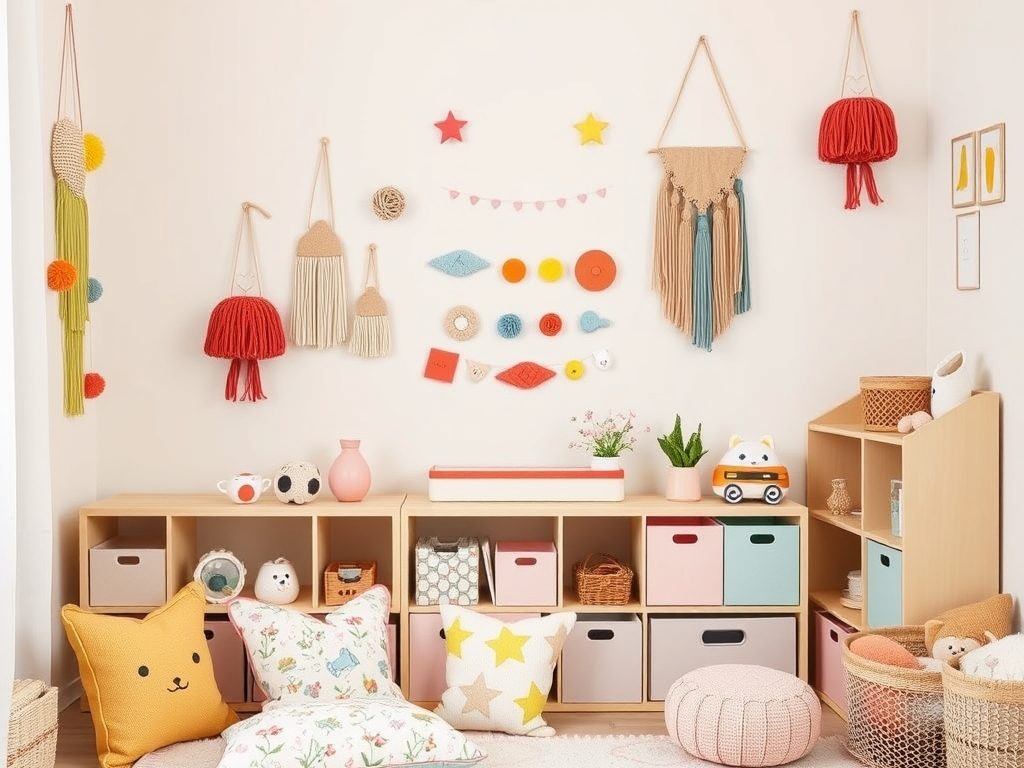DIY dekoracje do pokoju dziecka: pomysły na bezpieczne i funkcjonalne ozdoby ręcznie robione