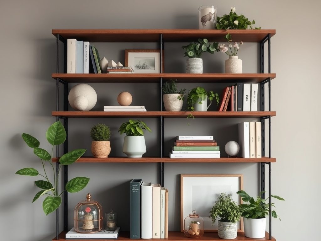DIY dekoracje na półkę: jak stworzyć stylową i spójną kompozycję bez chaosu