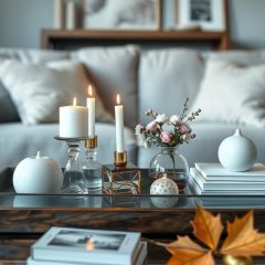 Dekoracje na stolik kawowy: jak łączyć styl, funkcjonalność i sezonowe akcenty w aranżacji wnętrza